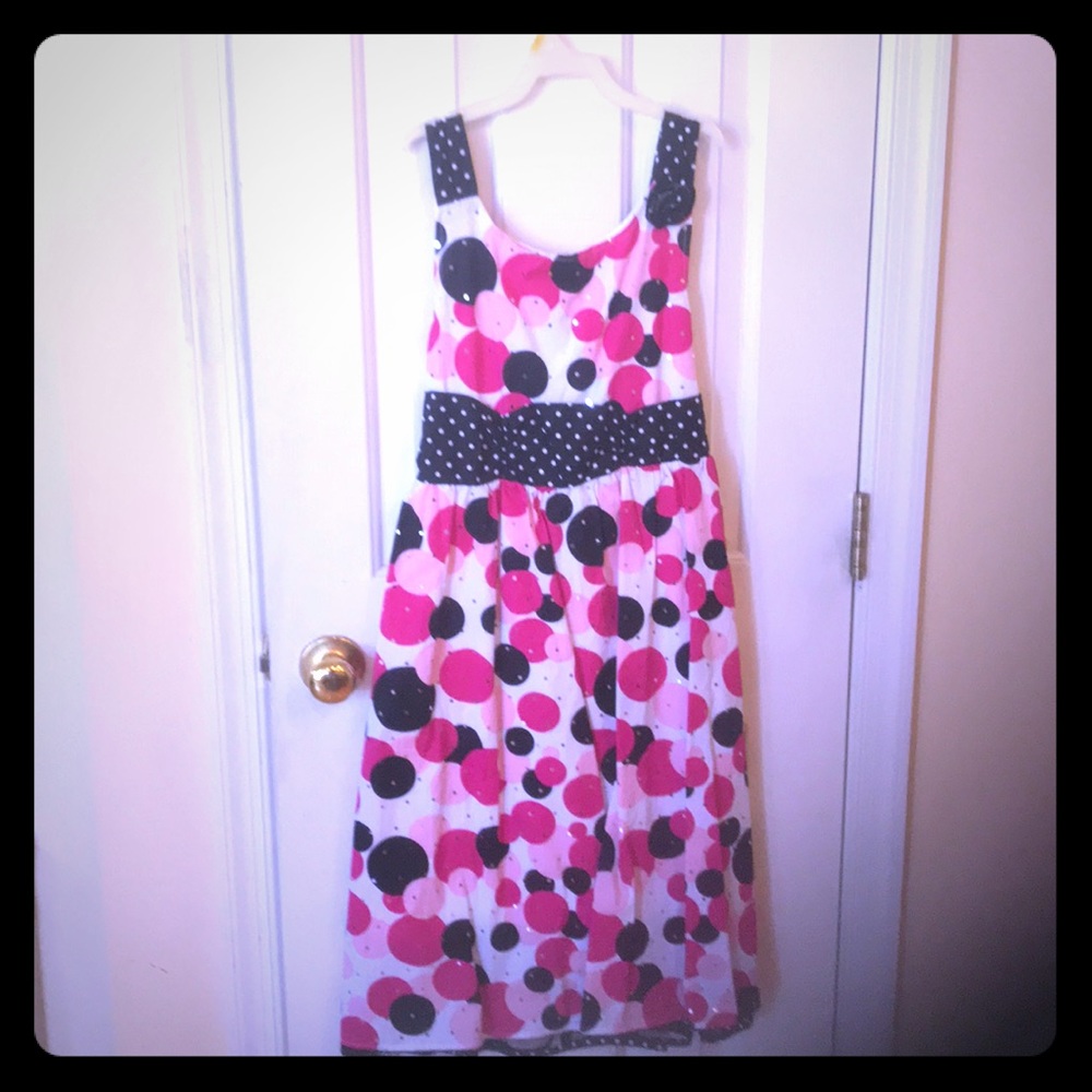 Polka dot party dress